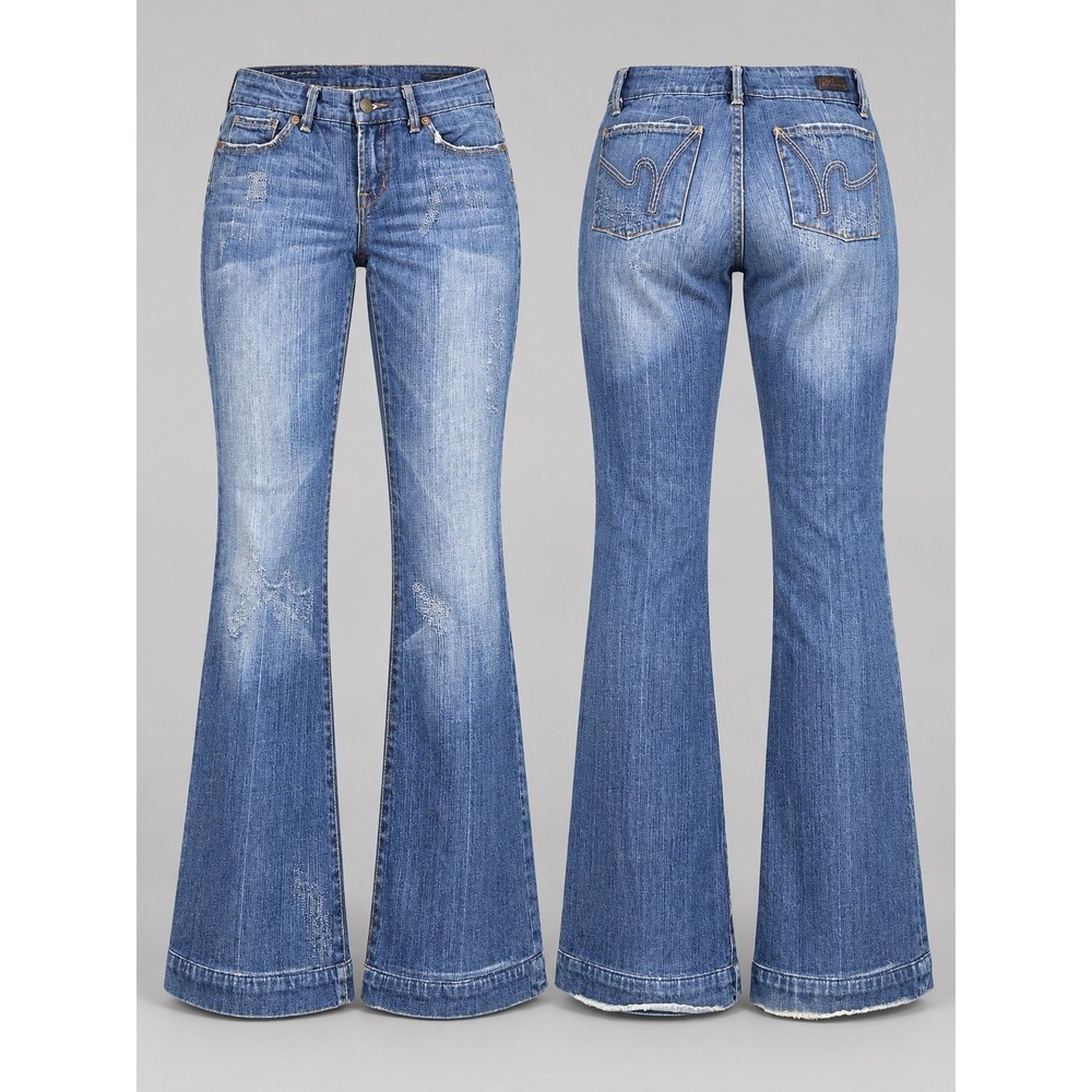 Citizens of Humanity jeans women 28/29Dunaway Low Waist Full Leg Flare   087-001